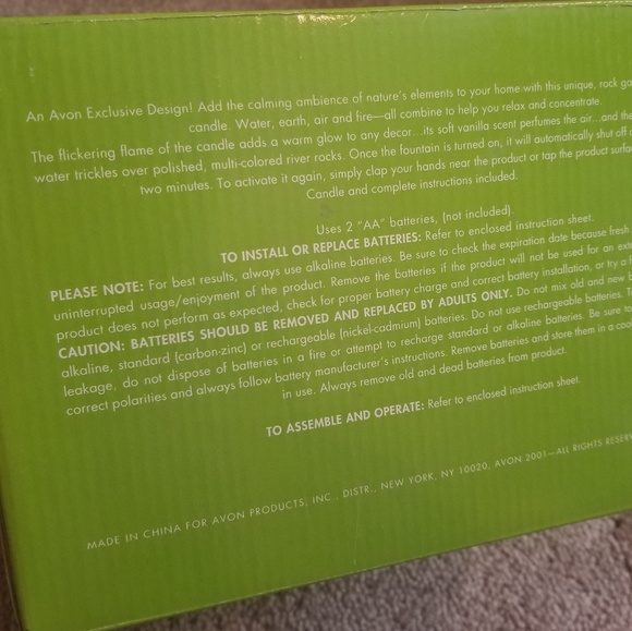 Avon Wellness Rock Waterfall Fountain - Picture 3 of 4